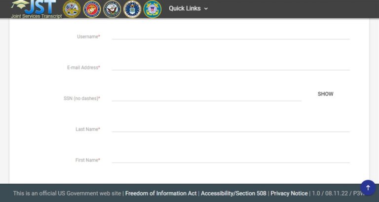 JST Army Login - Joint Service Transcript - Army JST Request